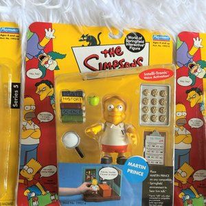 NEW Simpsons MARTIN PRINCE Playmates Toys  World Of Springfield Action Figure